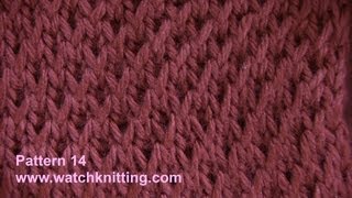 Simulated Brioche Stitch - Free Knitting Tutorial - Watch Knitting - pattern 14