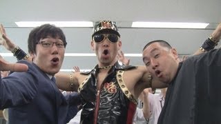 サンスポ来社　レイザーラモンと浅越ゴエ　京都祇園花月ＰＲ