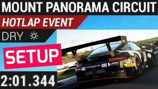 Bathurst Hotlap 2:01.344 old Porsche +setup (ACC Intercontinental DLC)