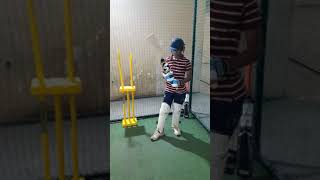 Cricket coaching backlift,left hand domination and bending more with toe close to line of the ball