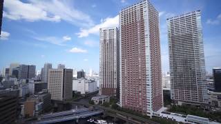 クラッシィハウス芝浦20階東向きからの芝浦アイランドビューの眺望！