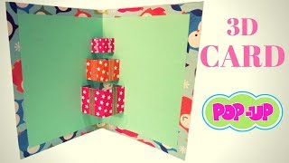 Как сделать объемную открытку на день рождения - Hand made