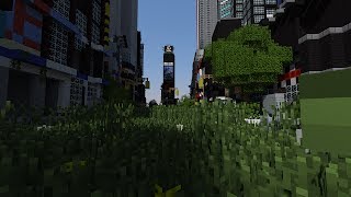 Minecraft Times Square 2051 (Manhattan) by DAGET