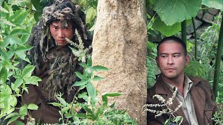 日軍狙擊手太大意，被國軍槍神摸到背後還沒發現，當場被一刀斃命！ ️ 抗日