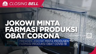 Presiden Jokowi Minta Produsen Farmasi Produksi Obat Covid-19