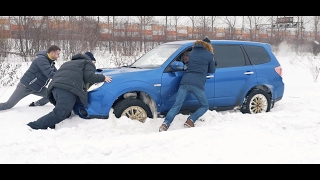 SUBARU на БЕЗДОРОЖЬЕ. Почти как Duster! Снег 40см