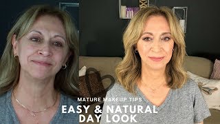 Natural Day Time Look for Mature Women in their 50's & 60's - Elle Leary Artistry