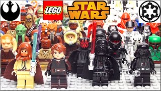 LEGO Star Wars минифигурки Часть 2. Обзор Лего Звёздные войны Тёмная сторона