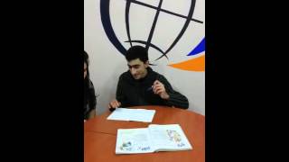 ՀԵՀ Արարատի մարզային կենտրոնում 22-ամյա Աշոտ Մանուկյանը սովորում է այբուբենը: