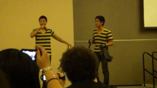 Nigahiga & KevJumba Eating Crickets & Durian Fruit