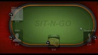 HOW TO FINESSE WIN A ONLINE POKERKING?TOURNAMENT TABLE