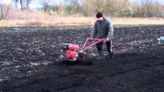 Культивативация мотоблоком никкей 1550.