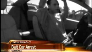 Glendale police nab car thief with bait car