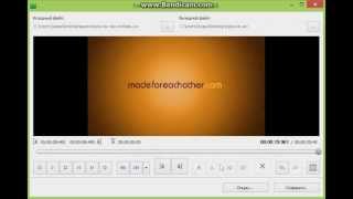Работа с программой Free Video Dub