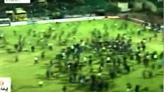 Boinya na stadione v Port-Saide v Egipte
