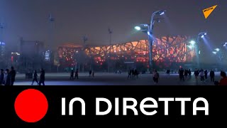 Pechino spegne Olympic Bird's Nest per Earth Hour 2021