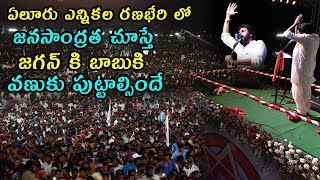 ఏలూరు ఎన్నికల రణభేరి లో జనసాంద్రత చూస్తే జగన్ కి బాబుకి వణుకు పుట్టాల్సిందే | Pawan Kalyan in Eluru