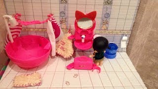 ВАННАЯ КОМНАТА ДЛЯ КУКОЛ// ЛОЛ // ИЗ ШАРОВ // СВОИМИ РУКАМИ// DIY Miniature Dollhouse Bathroom //