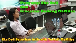 Penyanyi Eka Deli Akui Koordinir Artis-artis Terkait Investasi Bodong MeMiles