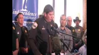 Press Conference: 54 Colorado Sheriffs File Suit Against Anti-Gun Bills