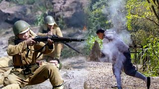 日軍侵略村子！國軍隊長為救孩子，獨自一人穿梭在日軍的槍林彈雨中！