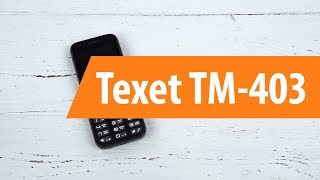 Распаковка Texet TM-403 / Unboxing Texet TM-403