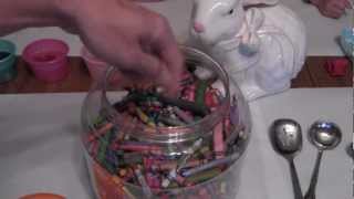 How To Decorate Easter Eggs (Crayon Resist, Easy)
