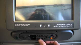 Взлет из Пулково Emirates Airbus A340