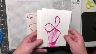 Part 1: String Art Tutorial Using Liquid Colors from Fun Stampers Journey