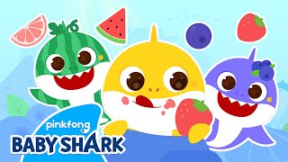 [ NEW] Fruit Sharks, Doo Doo Doo | Baby Shark Colors | Fruit Transformations 