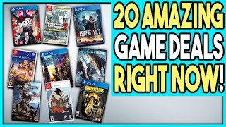 20 AWESOME GAME DEALS RIGHT NOW - PS4, SWITCH and PC/STEAM DEALS!