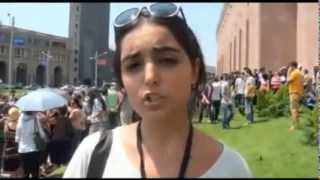 Բողոքի ցույց քաղաքապետարանի դիմաց. LIVE տեսագրություն