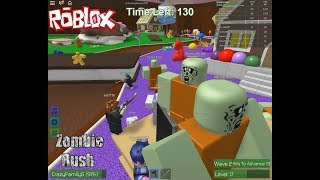 ЗОМБИ АТАКУЮТ в РОБЛОКС!!! Поиграли в Zombie Rush | Веселая и позитиваня игра с атакой зомби