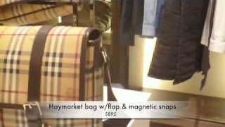 SHOPPING AT BURBERRY 4 BAGS, CLOTHES (Spycam)