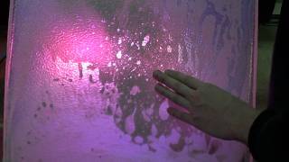 Живая плитка - серебро с подсветкой RGB