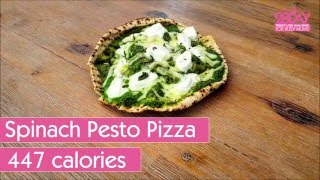 Spinach Pesto Pizza