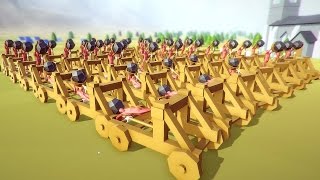 Totally Accurate Battle Simulator - Amazing Catapult Army! - TABS Funny Moments Gameplay