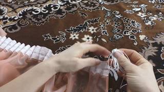Пошив тюля своими руками