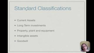 Classified Balance Sheet