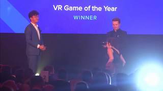 VR Game of the Year - VR Awards Finalists and Winner 2018 - Acceptance Speech