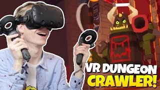 VIRTUAL REALITY DUNGEON CRAWL! | Rec Room: VR Quest (HTC Vive Gameplay)