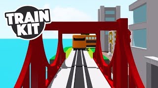 Train Kit - iPad Gameplay - BEST Train set & track builder game for Kids