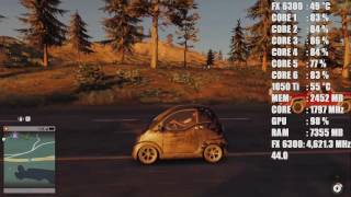 WATCH_DOGS® 2 - FX 6300 4.6 - GTX 1050 Ti - High Preset 1080p ?