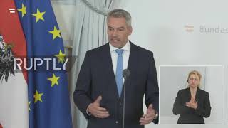 Austria: Karl Nehammer takes over as Chancellor in Vienna ceremony