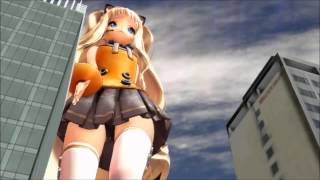 【Giantess】巨大娘のWalking test SeeU ver