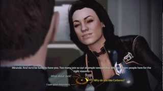 Mass Effect 2 Miranda Renegade Romance and Consummation