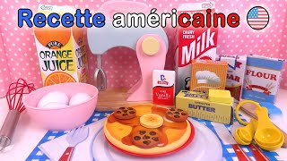 Jeu d’Imitation Cuisine Recette de Pancakes Américains