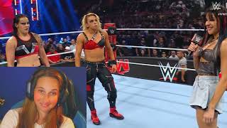 WWE RAW Kayden Carter & Katana Chance v Shayna Baszler & Zoey March 4 2024