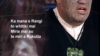 Tangi te riroriro - Ngati Maniapoto