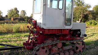 Трактор Т-70 и прицеп 2ПТС-4